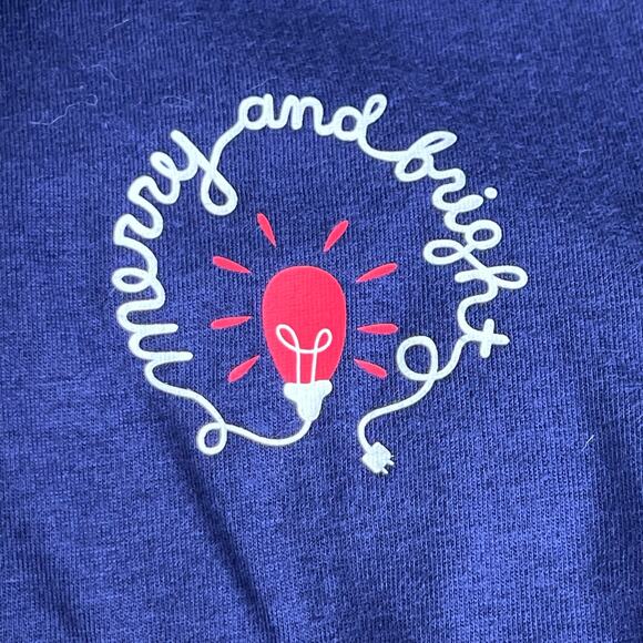 NWT Men's Pajamarama Christmas Merry and Bright Long Sleeve Shirt 2XLT - Picture 6 of 8